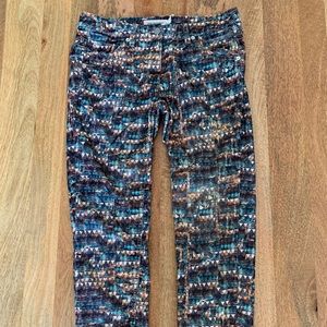 Isabel Marant Etoile Printed Corduroy Pants FR38